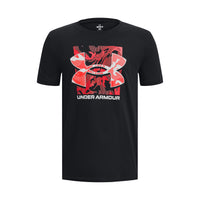 T-Shirt Box Logo Camo Short Sleeve De Under Armour Pour Garçons
