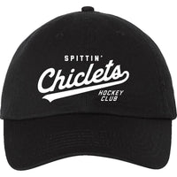 Spittin Chiclets Hockey Club Dad Hat - Black