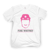 Pink Whitney Leaf Helmet Short Sleeve Tee - White