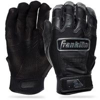 Franklin CFX Pro Chrome Baseball Batting Gloves - Black