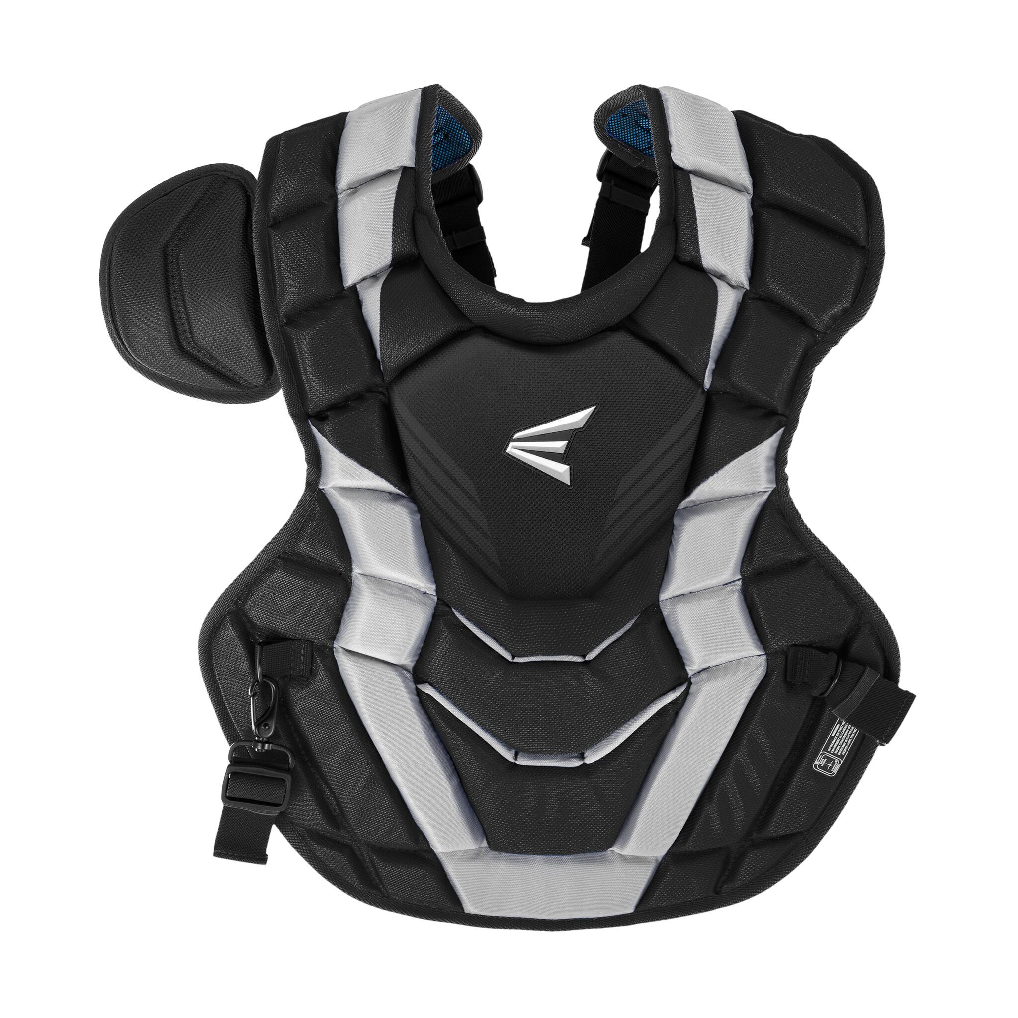 Easton ELITE X Baseball Catchers Equipment Box Set, 2021, Helmet, Chest Protector With NOCSAE Commotio Cordis Foam, Leg Guards, NOCSAE Approved For