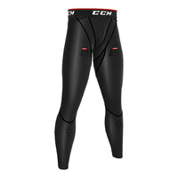 Pantalon De Compression Avec Support Athlétique Et Bandes Velcro De CCM Pour Hommes
