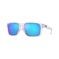 Oakley Holbrook XL Sunglasses - Prizm Sapphire Polarized Lenses and Polished Clear Frame