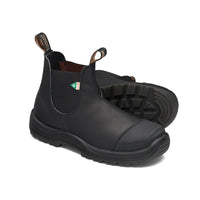 Blundstone #168 Work & Safety CSA Black with Toe Cap - Black