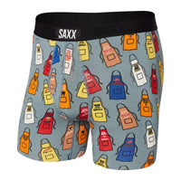 SAXX Ultra Fly Boxers - Grillicious/Washed Green