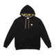 Spittin' Chiclets Printed Adult Hoodie - Black/Yellow