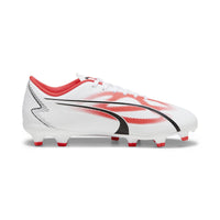Puma Ultra Play FG/AG Junior Soccer Cleats - White/Black/Orchid