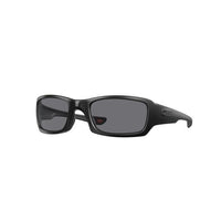 Oakley Fives Squared Sunglasses - Matte Black and Grey