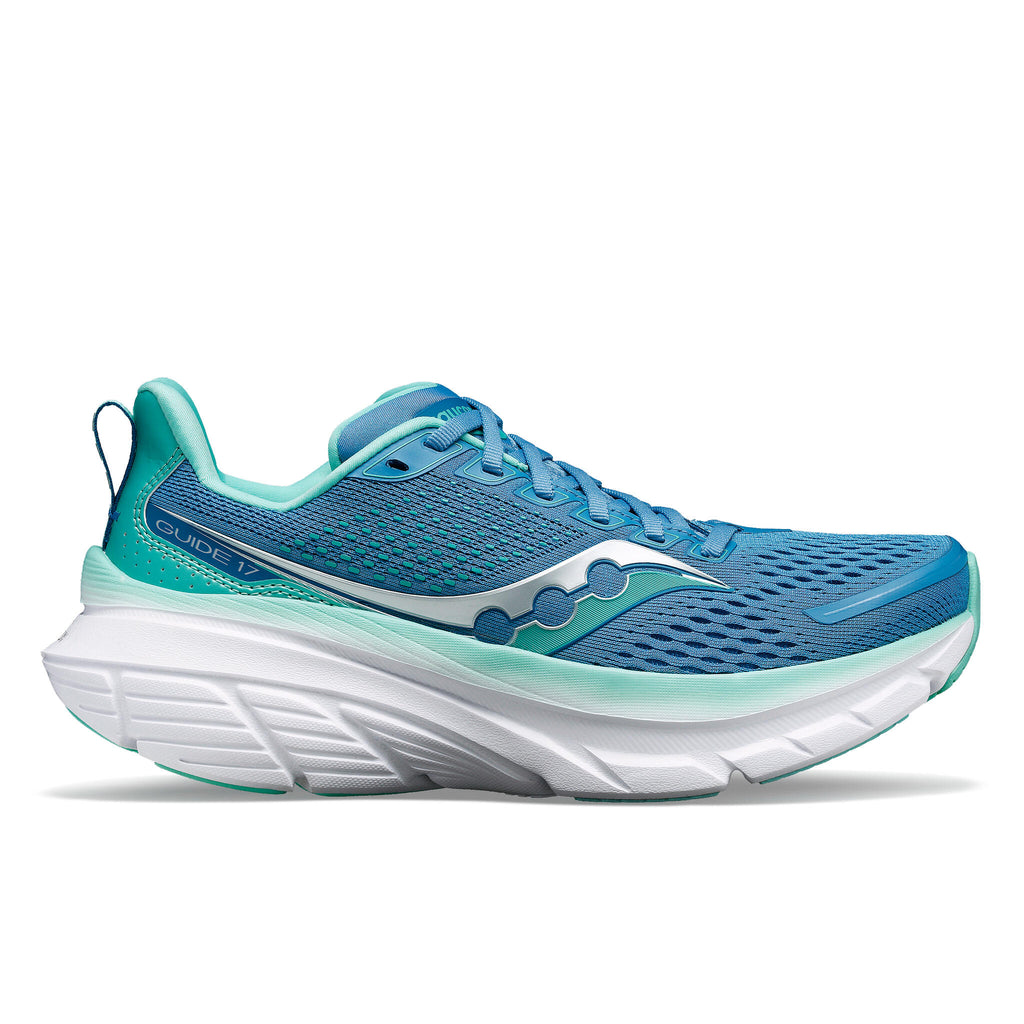 Saucony Guide 17 Women's Running Shoes Breeze/Mint Source for Sports