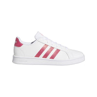Adidas Grand Court Youth Shoes - White/Pink