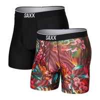 SAXX Volt Boxer Brief - 2-Pack - Tropix Deluxe/Black