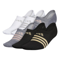 Adidas Superlite Stripe II Super No Show Women's Socks - Multicoloured 6 Pack