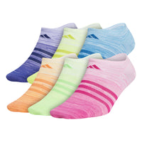 Adidas Multi Space Dye Women's No Show Socks - 6-Pack