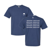 T-shirt à Manches Courtes avec Poche Repeat De Spittin Chiclets - China Bleu