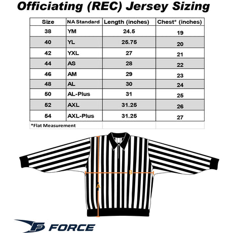 Force Officiating Linesman (Rec) Adult Jersey | Source for Sports