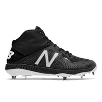 Chaussures de Baseball montantes à crampons métalliques 4040V4 de New Balance pour hommes - Noir