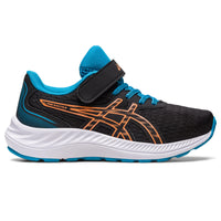 Asics Pre Excite 9 PS Youth Running Shoes - Black/Sun Peach