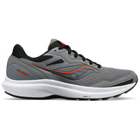 Saucony Cohesion 16 Wide Men's Running Shoes - Charcoal/Orange