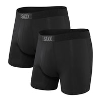 SAXX Ultra 2-Pack Men's Boxer Brief - Black/Black