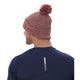 Bauer New Era Team Marl Pom Knit Hat - HGR/Red