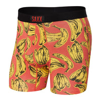 SAXX Ultra Fly Boxers - Banana Bunch/Mystic Red