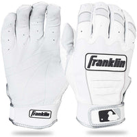 Franklin CFX Pro Youth Baseball Batting Gloves - Pearl/White