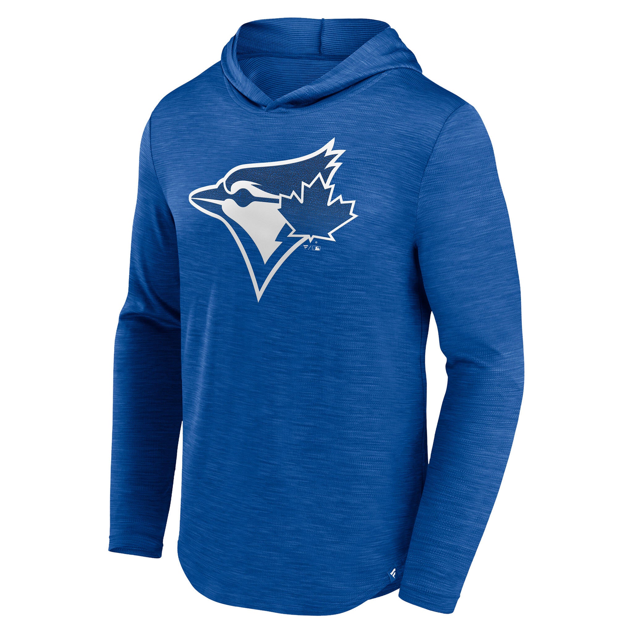 Fanatics Blue Jays Poly Heathered Mesh Pullover Hood Source for Sports