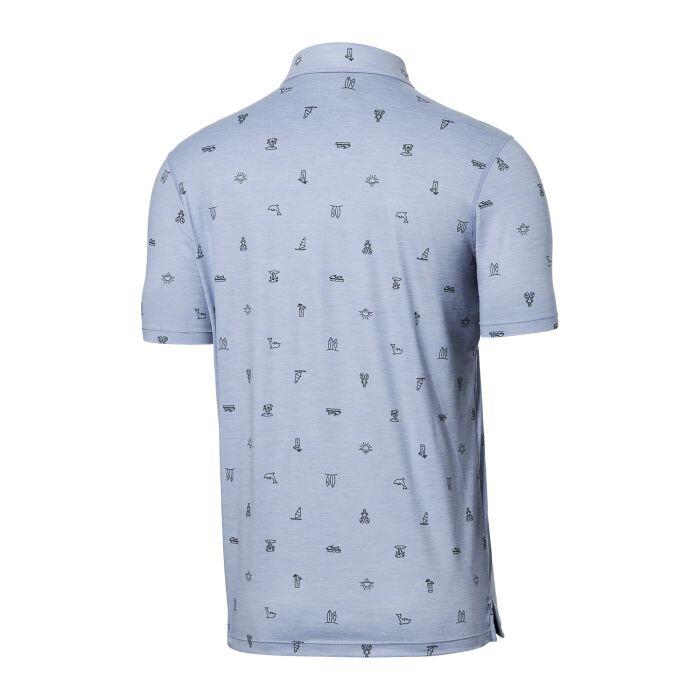 SAXX Droptemp Printed All Day Polo | Source for Sports