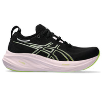 Asics Gel-Nimbus 26 Women's Running Shoes - Black/Neon Lime