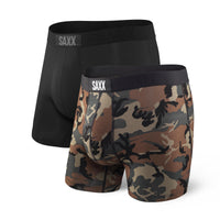 Saxx Vibe Boxer Brief - 2 Pack - Black/Wood Camo