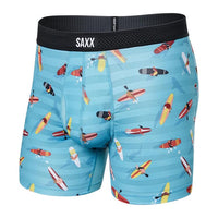 SAXX Hot Shot Boxer Brief With Fly - Paddler's Blue