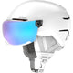Atomic Savor Visor Stereo Men's Ski Helmet - White Heather