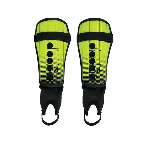 Socobeta Paire de Protège-Tibias de Football en Nylon Vert Fluorescent, Manchons de Soutien des Jambes et des Mollets pour la Protection des Sports de Plein Air