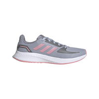Adidas Runfalcon 2.0 K Youth Running Shoes - Silver/Pink/Grey