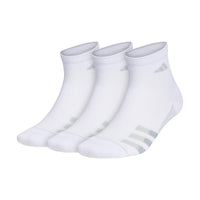 Chaussettes De Quart SL Bande 3 De Adidas Pour Hommes - 3 Paquet - White
