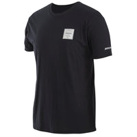 T-shirt ras du cou à manches courtes carré de Bauer - Noir