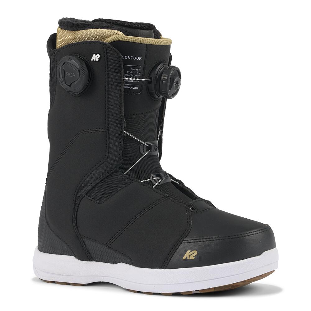 K2 Contour Women's Snowboard Boots - Black (2024) | Source for Sports