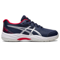 Asics Gel-Game 9 GS Youth Tennis Shoes - Midnight/Pure Silver