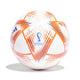 Adidas Al Rihla Club Soccer Ball - White/Solar Red/Pantone