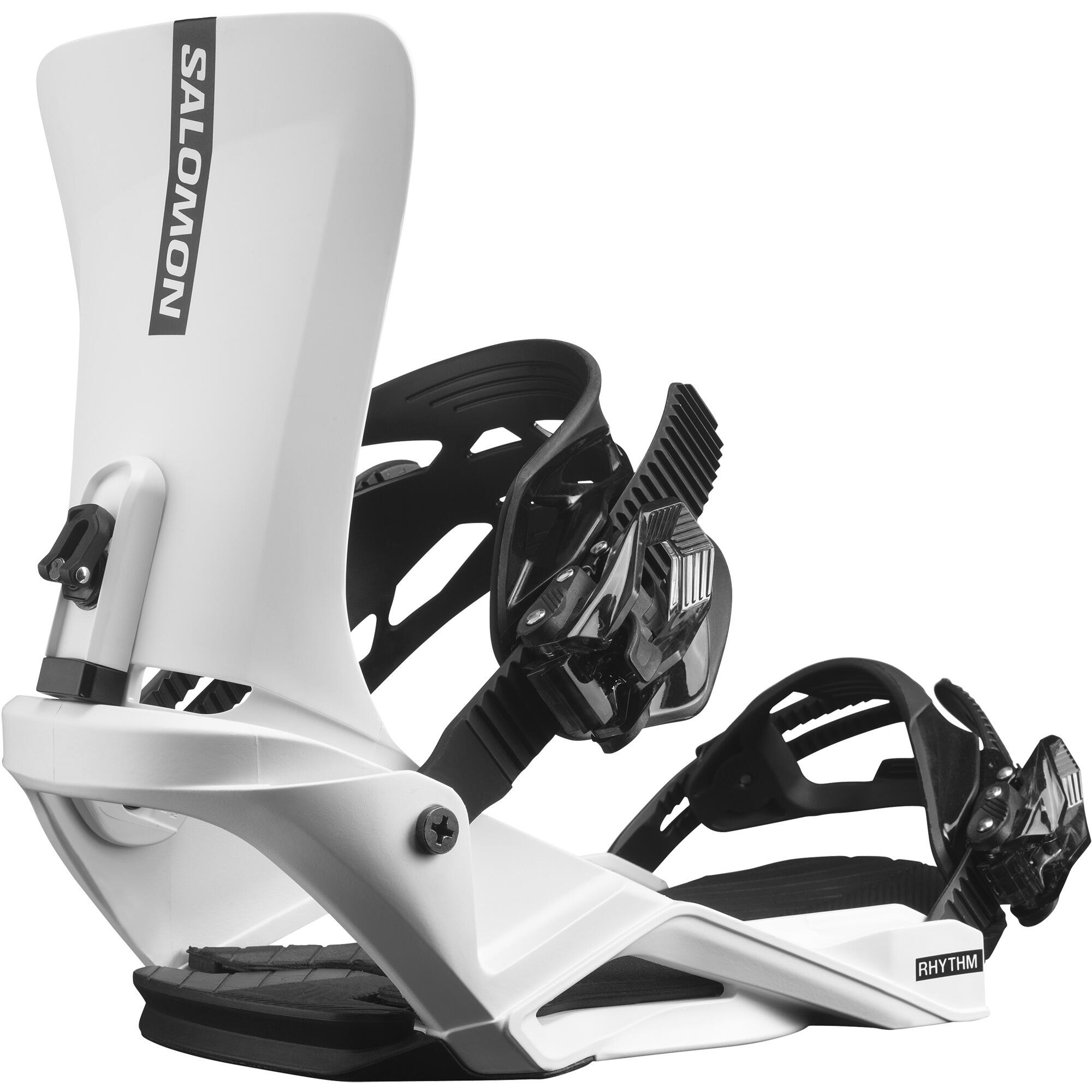SALOMON RHYTHM ホワイト ビンディング L Salomon Rhythm Men's Snowboard Bindings - White | Source for