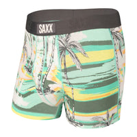 SAXX Ultra Fly Boxers - Green No Bad Days