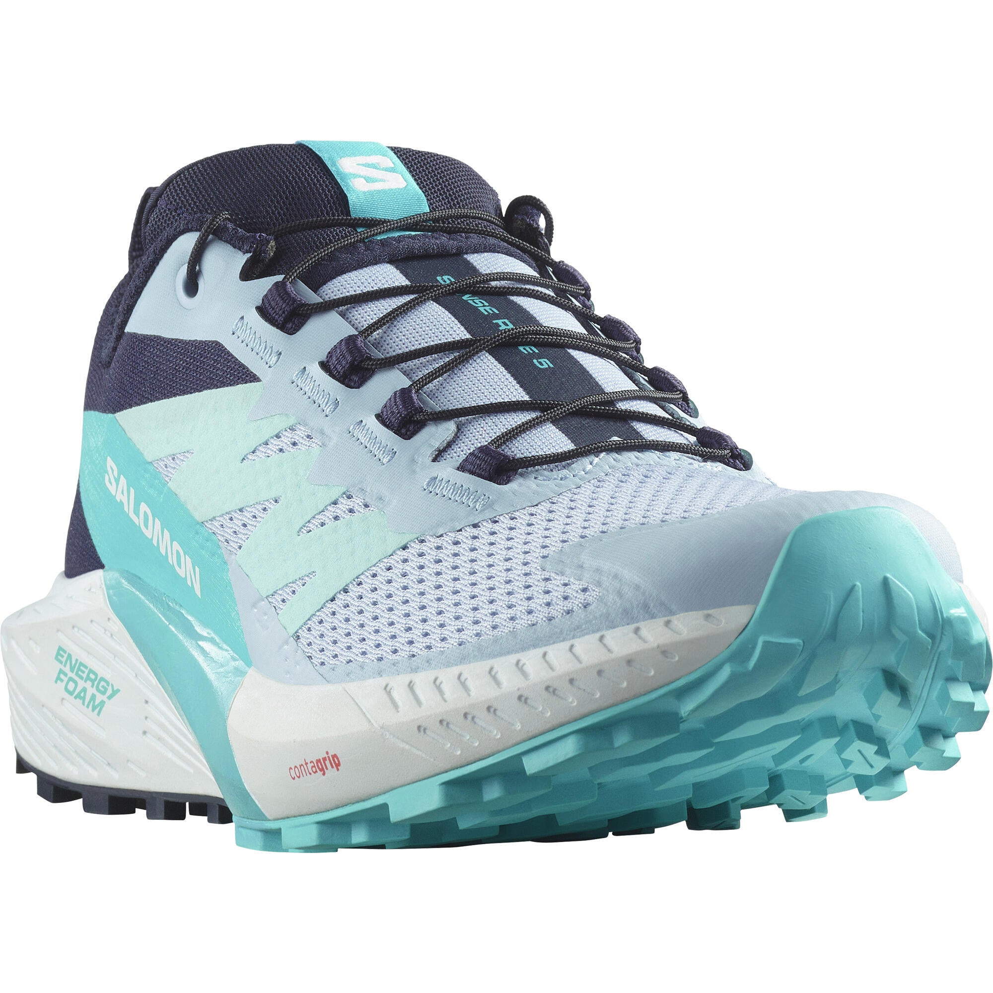 Salomon Sense Ride 5 Women's Trail Running Shoes - Cashmere Blue