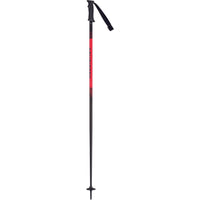 Rossignol Tactic All Mountain Ski Poles - Black/Red