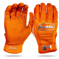 Franklin CFX Pro Chrome Baseball Batting Gloves - Orange