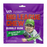 Gomme Ground Ball Grape De Big League Chew - 60G