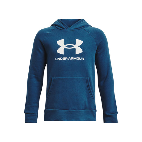 Under Armour Rival Fleece Big Logo Boy's Hoodie Source for Sports
