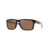Oakley New Orleans Saints Holbrook Sunglasses - Prizm Tungsten Lenses and Matte Black Frame