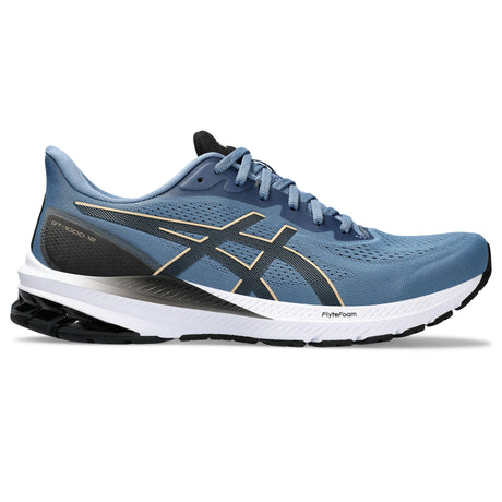 Asics GT-1000 12 Men's Running Shoes 2E Storm Blue/Dune Source for  Sports