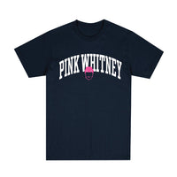 Pink Whitney Helmet Logo Tee - Navy