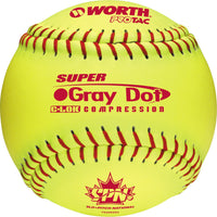 Worth SPN Grey Dot 12" Softball - Pack of 12